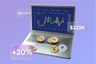 Technology visualization of an AI-powered automated trading system on Vestmarel